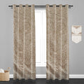 Accra Small Leaf  Design Zari Work Embrodiery Jaquard Curtain - Cream
