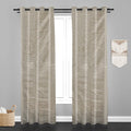 Accra Geometric Design Zari Work Embrodiery Jaquard Curtain - Cream