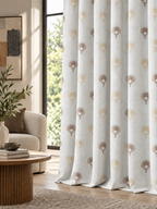 Ador Taupe Marble Curtain Collection