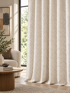 Ador Taupe Marble Curtain Collection