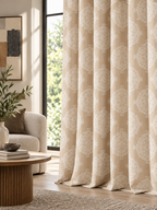Ador Taupe Marble Curtain Collection