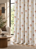 Ador Taupe Marble Curtain Collection