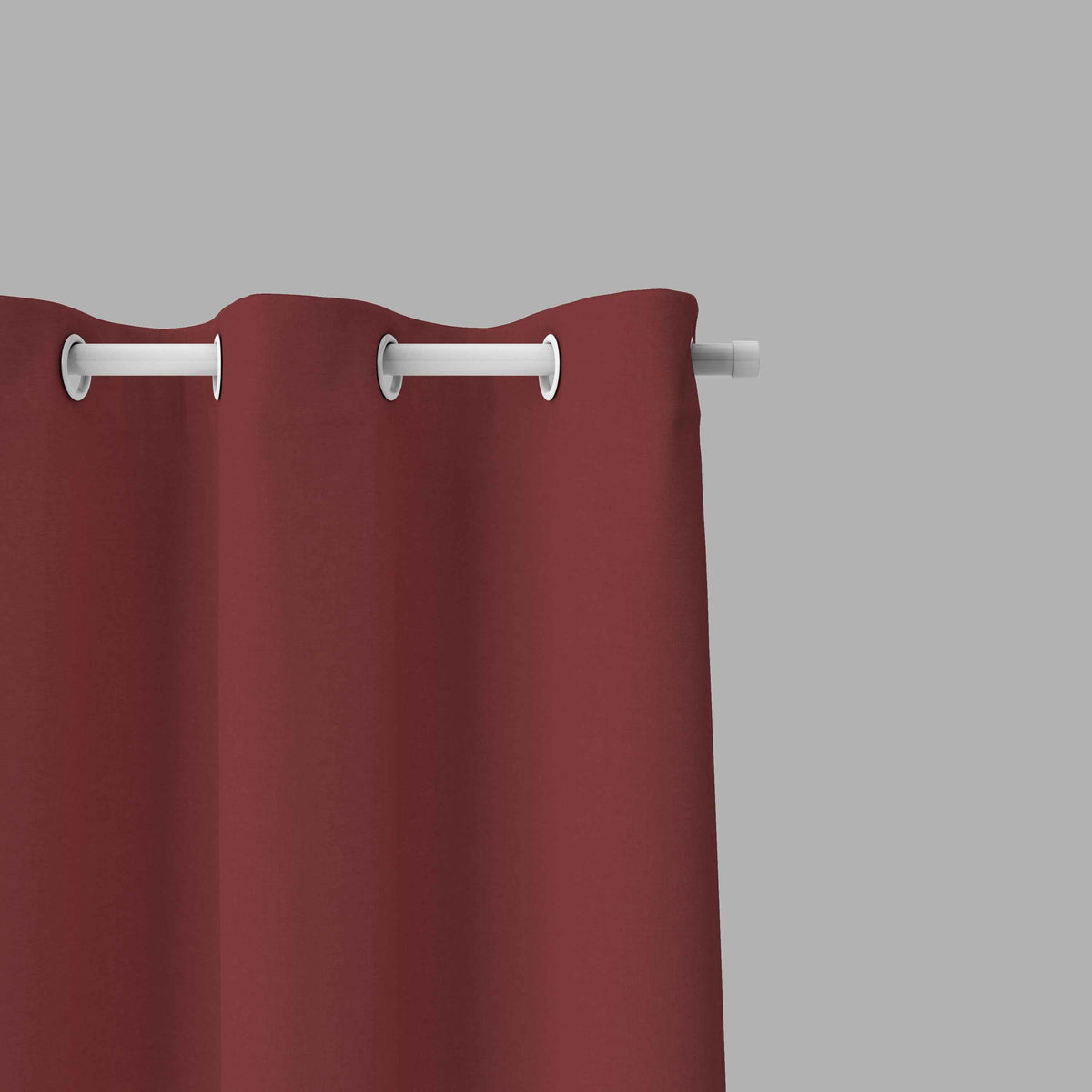 Room Darkening Thermal Insulated Eyelet Noise Reducing Blackout Curtain