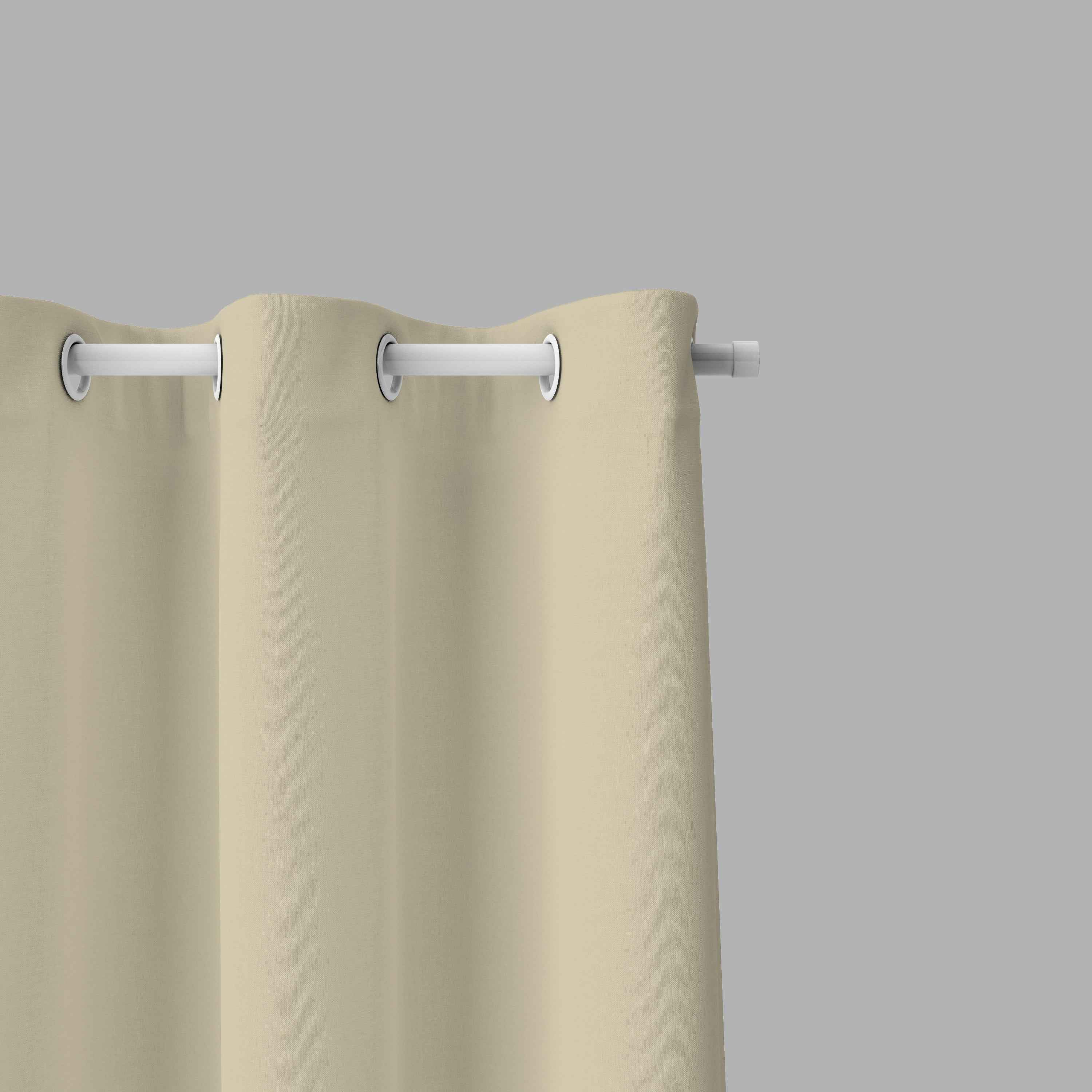 Room Darkening Thermal Insulated Eyelet Noise Reducing Blackout Curtain