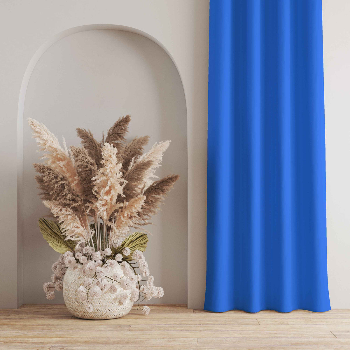 Room Darkening Thermal Insulated Eyelet Noise Reducing Blackout Curtain