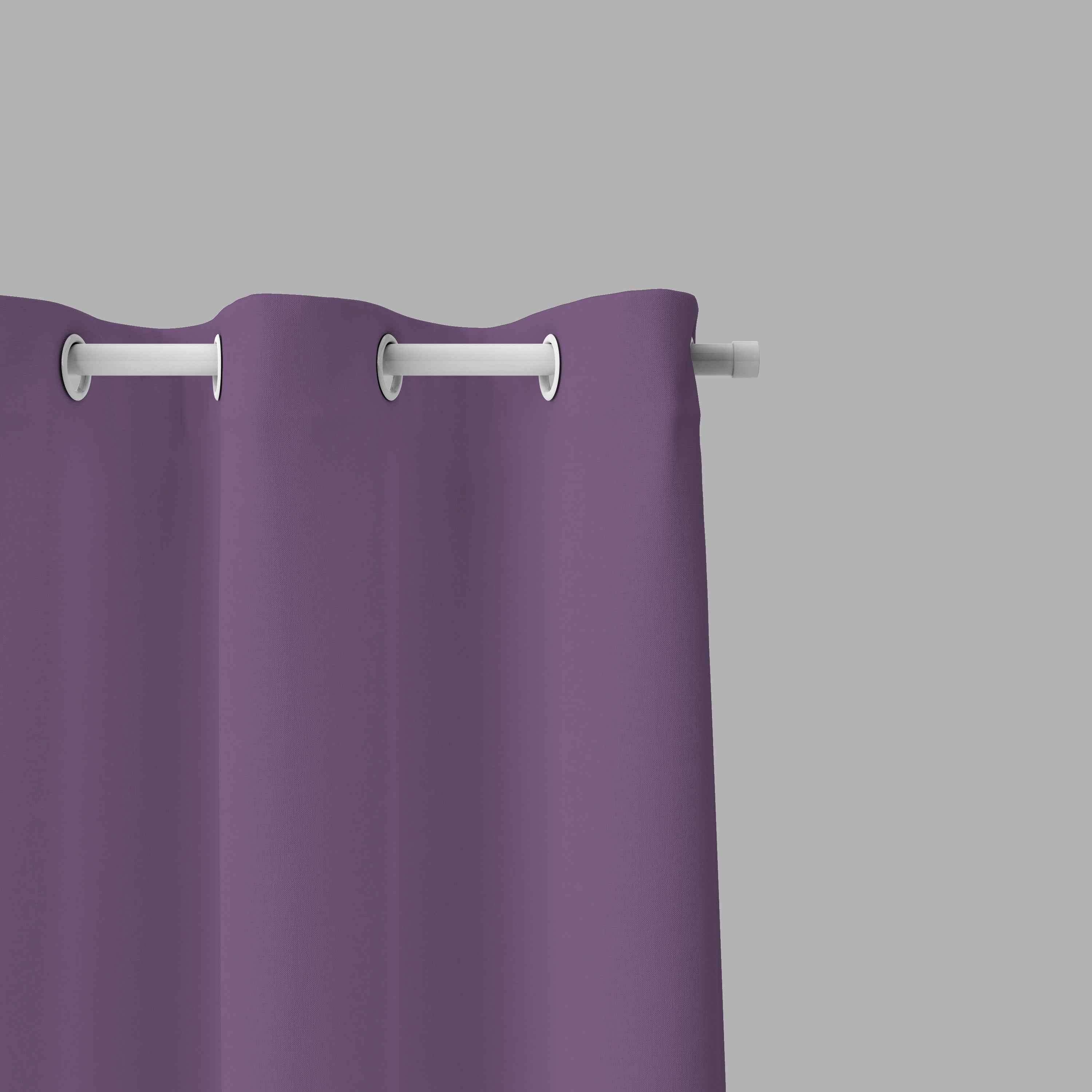 Room Darkening Thermal Insulated Eyelet Noise Reducing Blackout Curtain