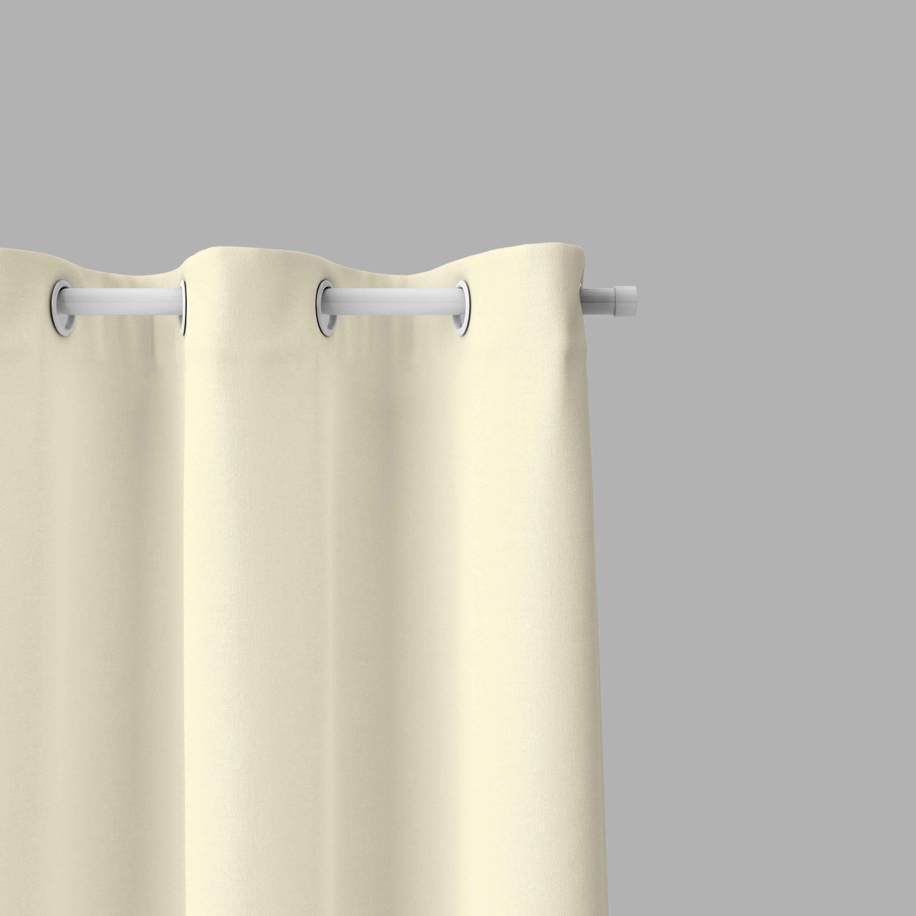 Room Darkening Thermal Insulated Eyelet Noise Reducing Blackout Curtain
