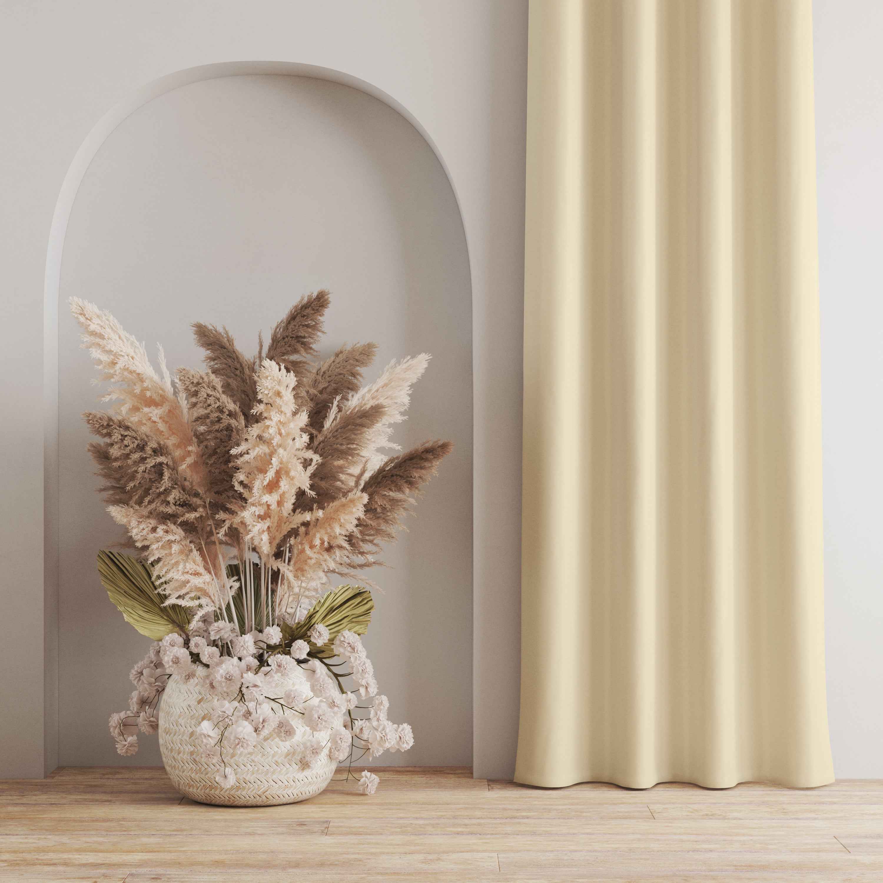 Room Darkening Thermal Insulated Eyelet Noise Reducing Blackout Curtain