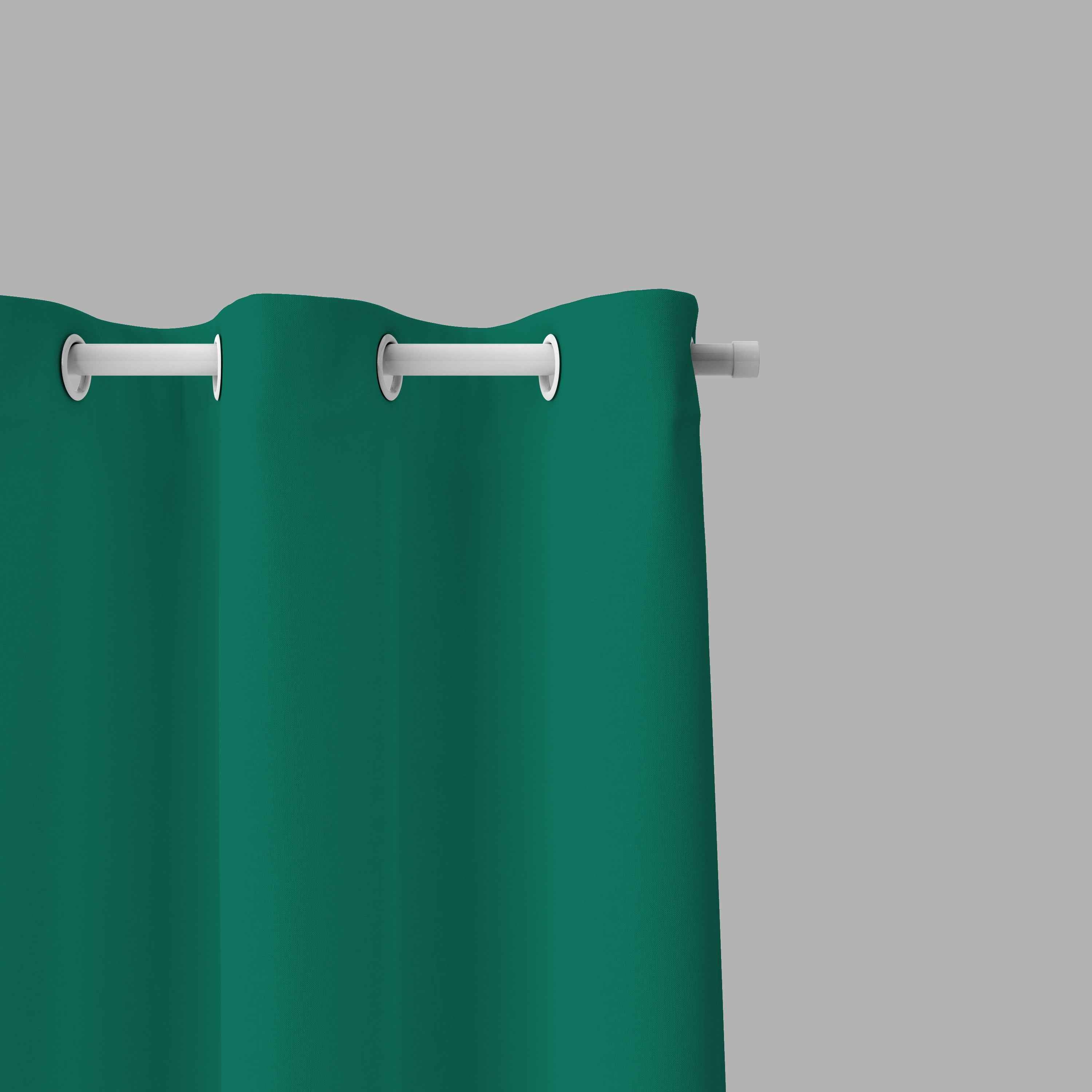 Room Darkening Thermal Insulated Eyelet Noise Reducing Blackout Curtain