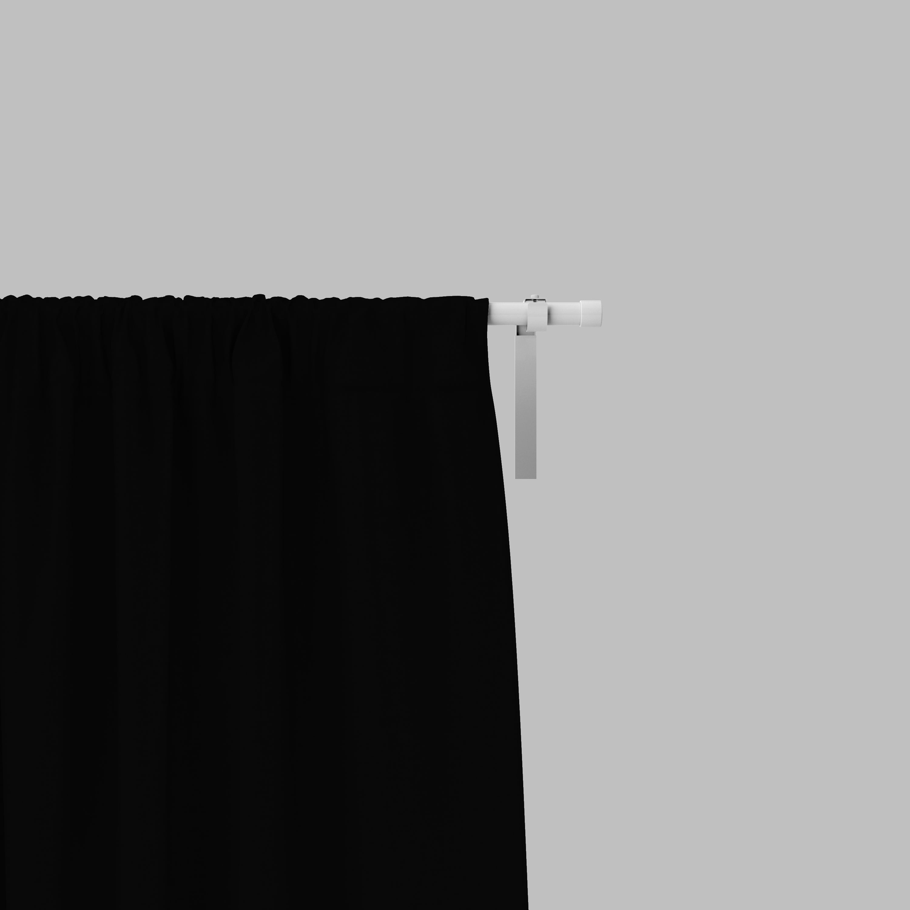 Room Darkening Thermal Insulated Rod Pocket Noise Reducing Blackout Curtain