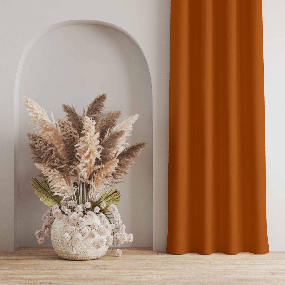 Room Darkening Thermal Insulated Rod Pocket Noise Reducing Blackout Curtain
