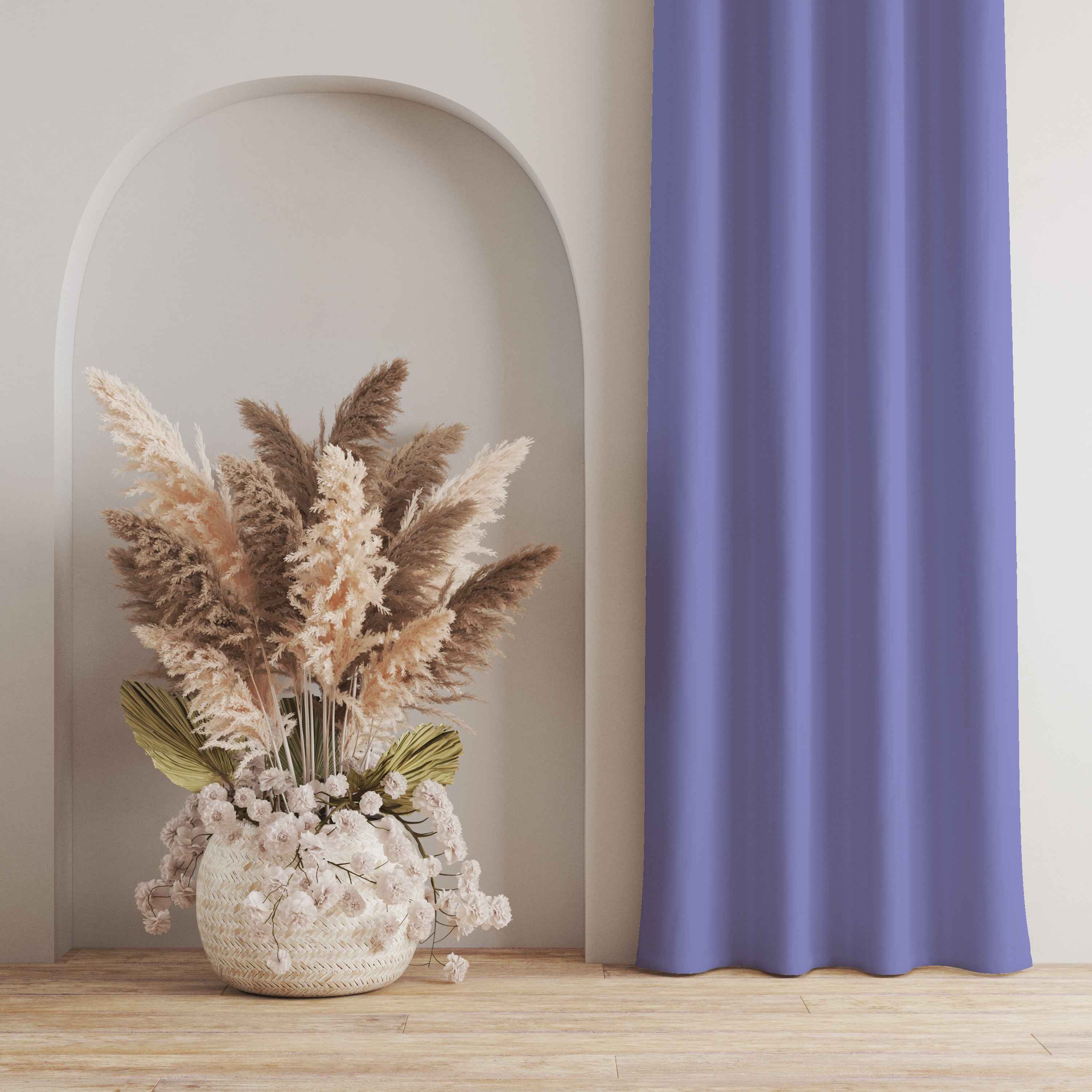 Room Darkening Thermal Insulated Rod Pocket Noise Reducing Blackout Curtain