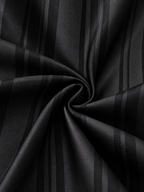 Parda Online Premium Black Shower Curtain for Bathroom, Textured Fabric, Set of 2