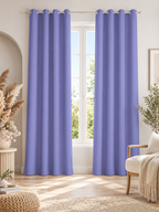 Parda Online Lavender Purple Blackout Curtains for Bedroom & Living Room, Set of 2