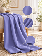 Parda Online Lavender Purple Blackout Curtains for Bedroom & Living Room, Set of 2