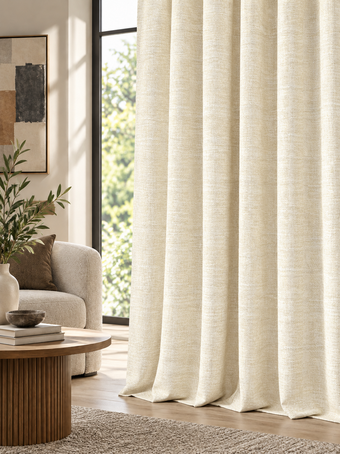 Elara Silver Grey Curtain Collection