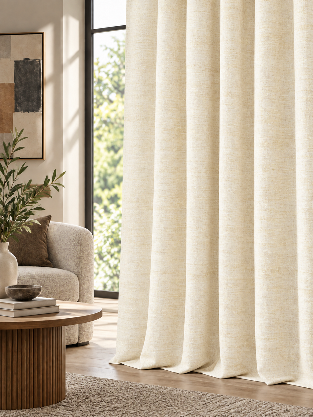 Elara Silver Grey Curtain Collection