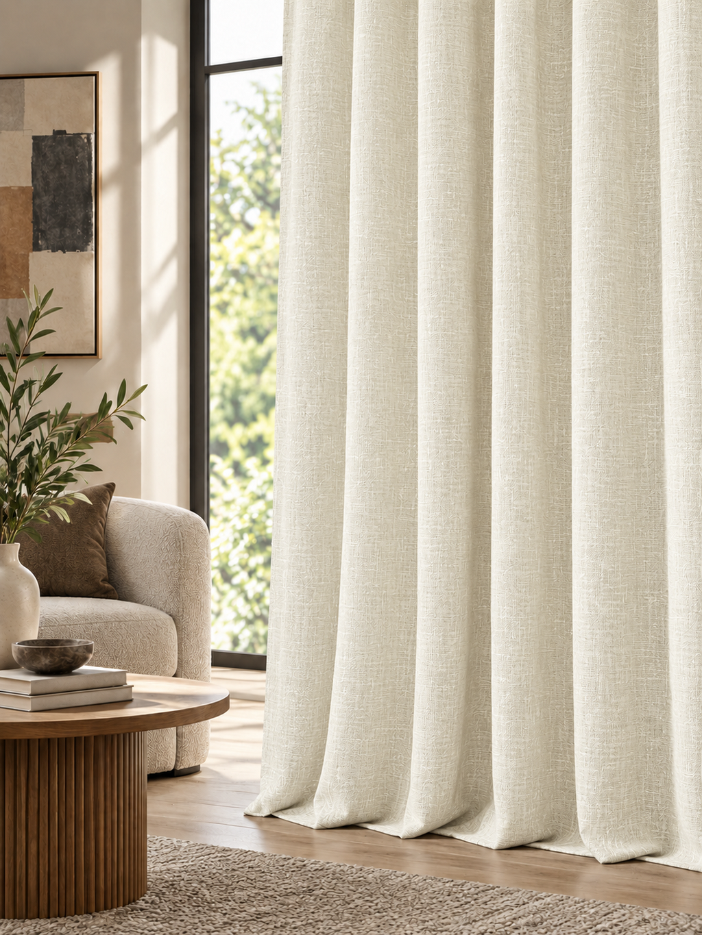 Elara Silver Grey Curtain Collection