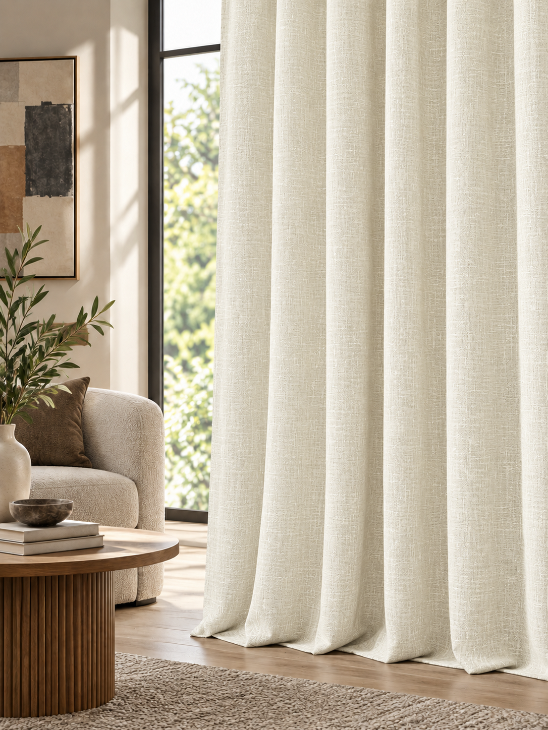 Elara Silver Grey Curtain Collection