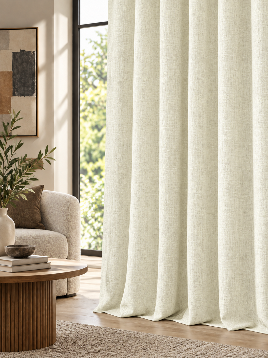 Elara Silver Grey Curtain Collection