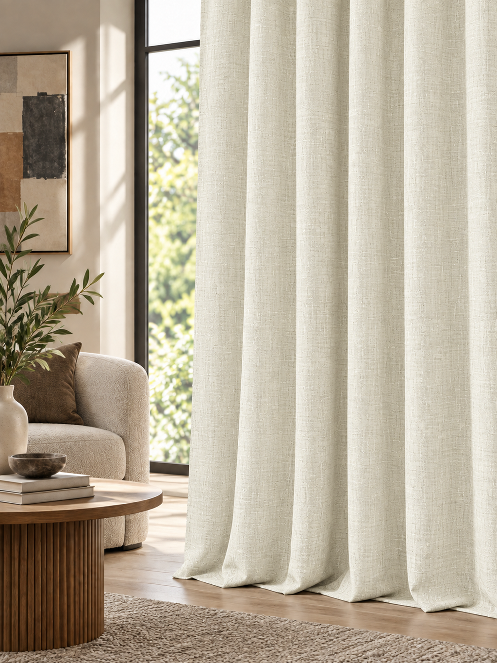 Elara Silver Grey Curtain Collection