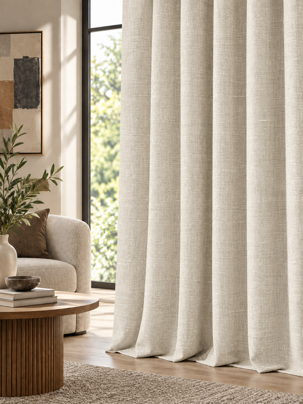 Elara Silver Grey Curtain Collection
