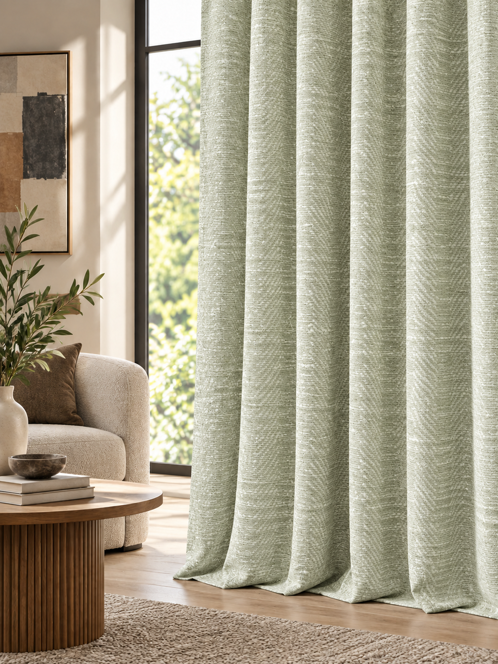 Elara Silver Grey Curtain Collection