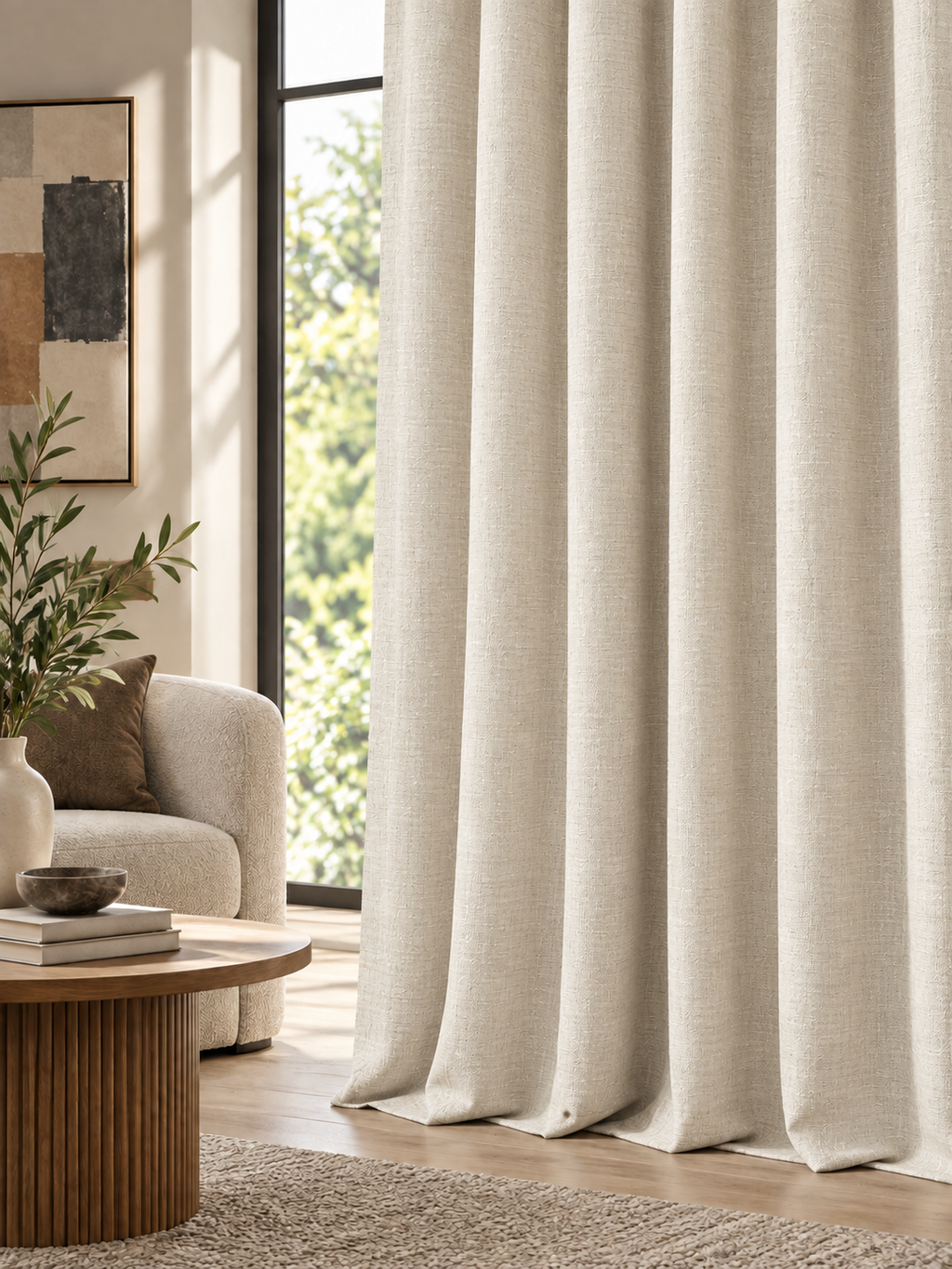 Elara Silver Grey Curtain Collection
