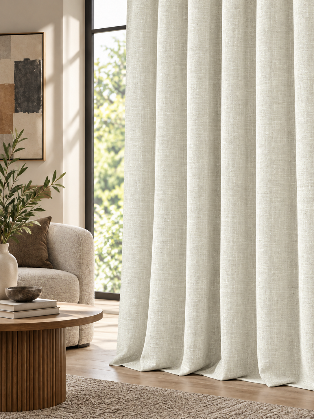 Elara Silver Grey Curtain Collection