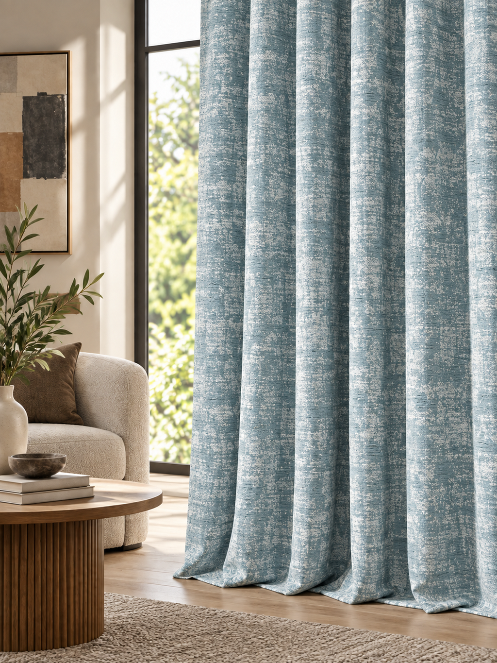 Elara Silver Grey Curtain Collection