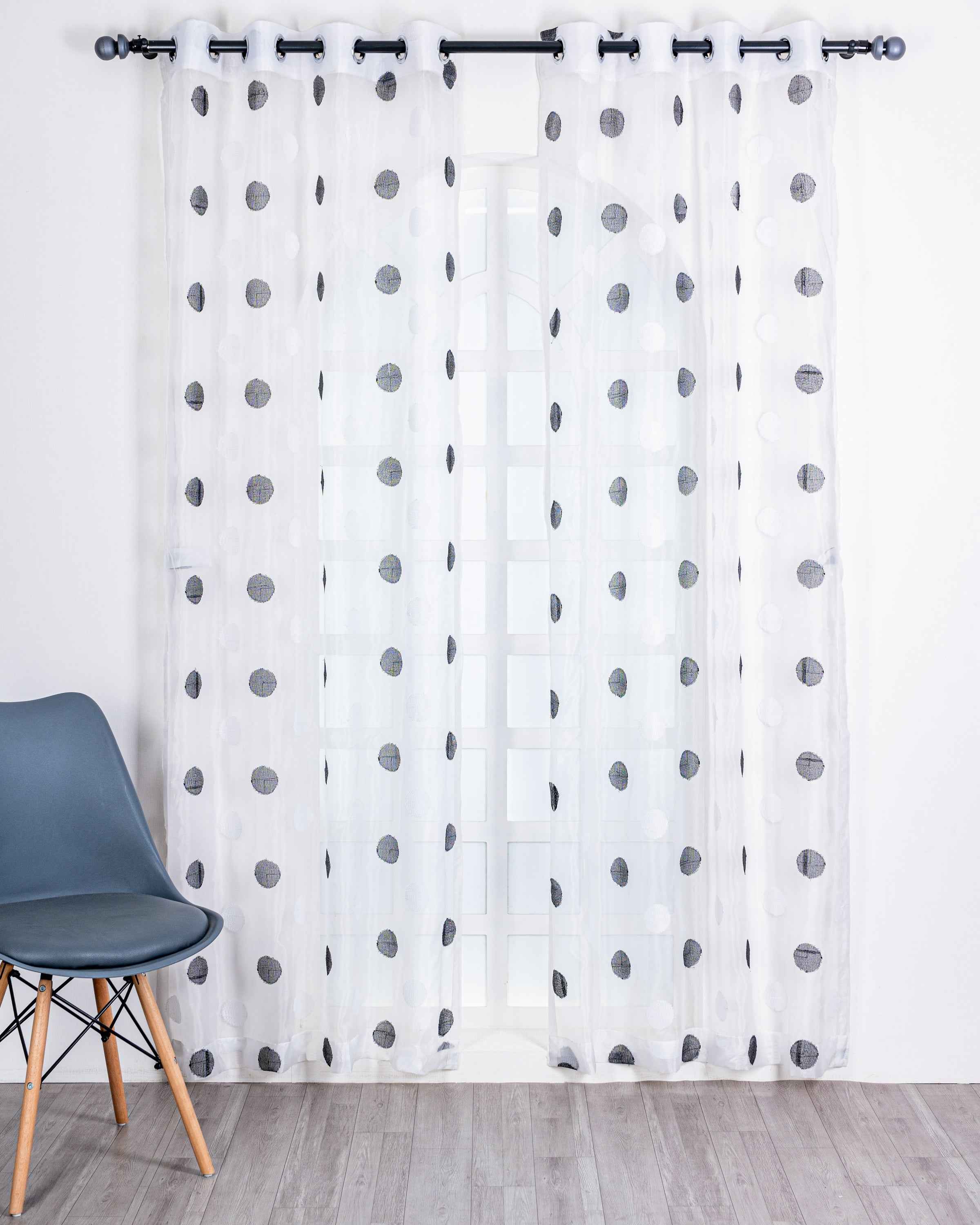 Parda online Premium Embroidery Tissue Curtain with Soft & Durable Fabric