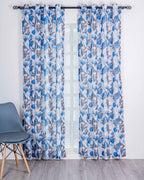 Parda online Premium Printed Linen Curtain with Soft & Durable Fabric