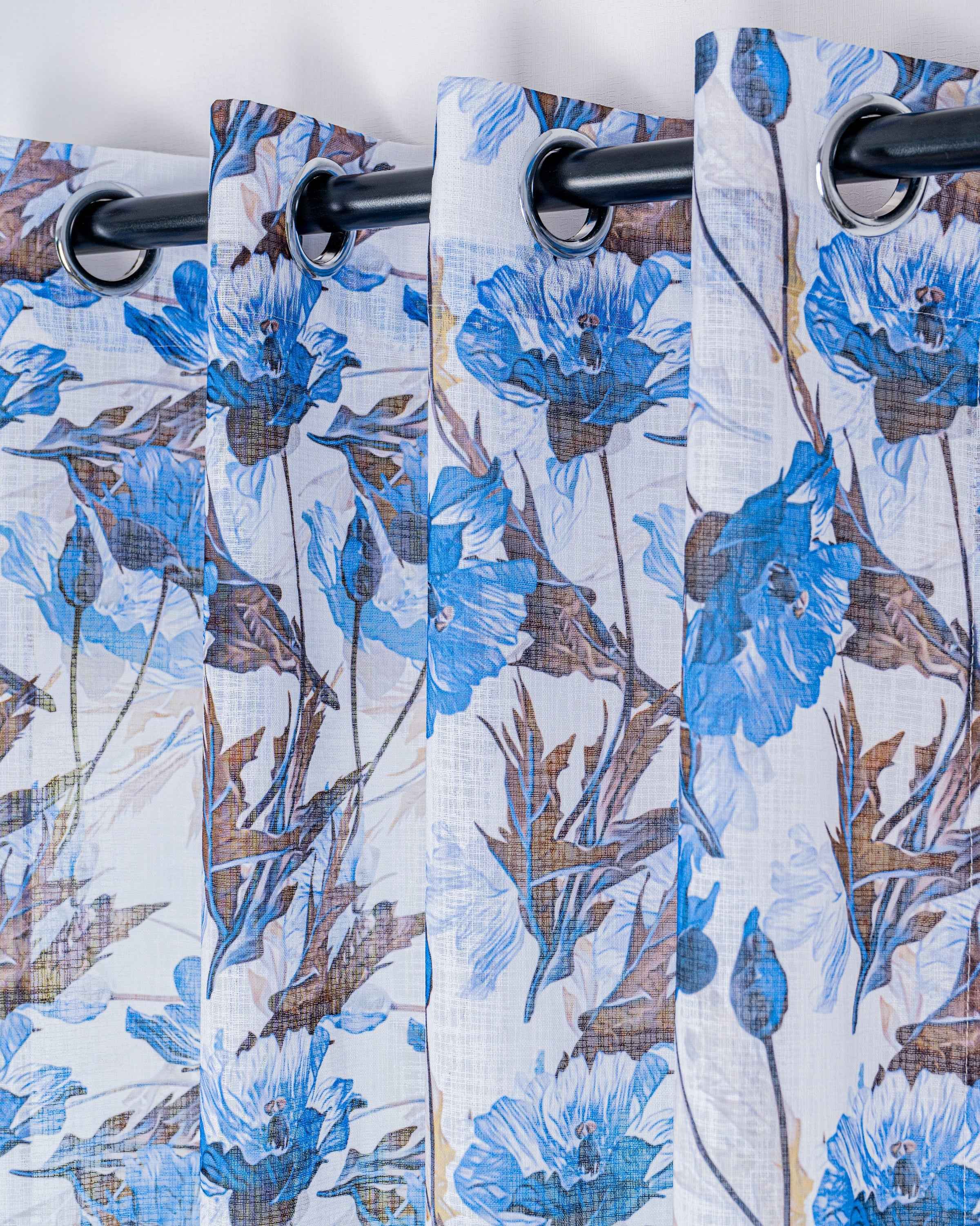 Parda online Premium Printed Linen Curtain with Soft & Durable Fabric