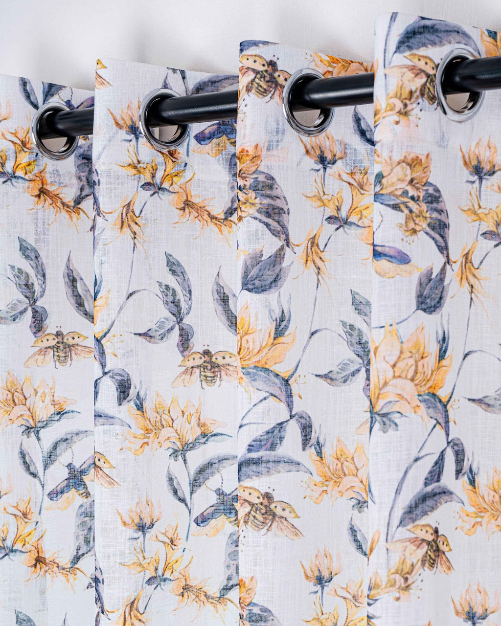 Parda online Premium Printed Linen Curtain with Soft & Durable Fabric