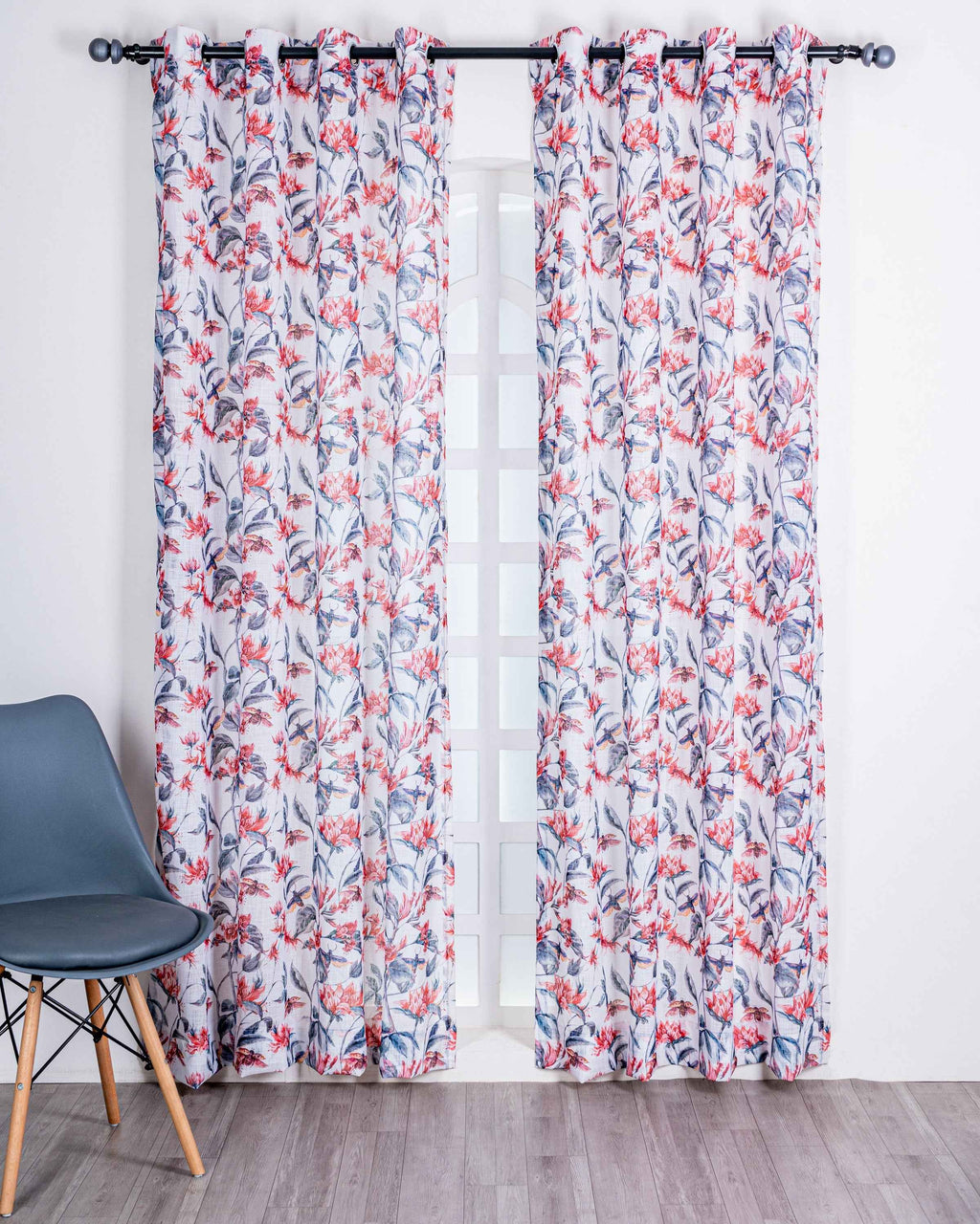 Parda online Premium Printed Linen Curtain with Soft & Durable Fabric