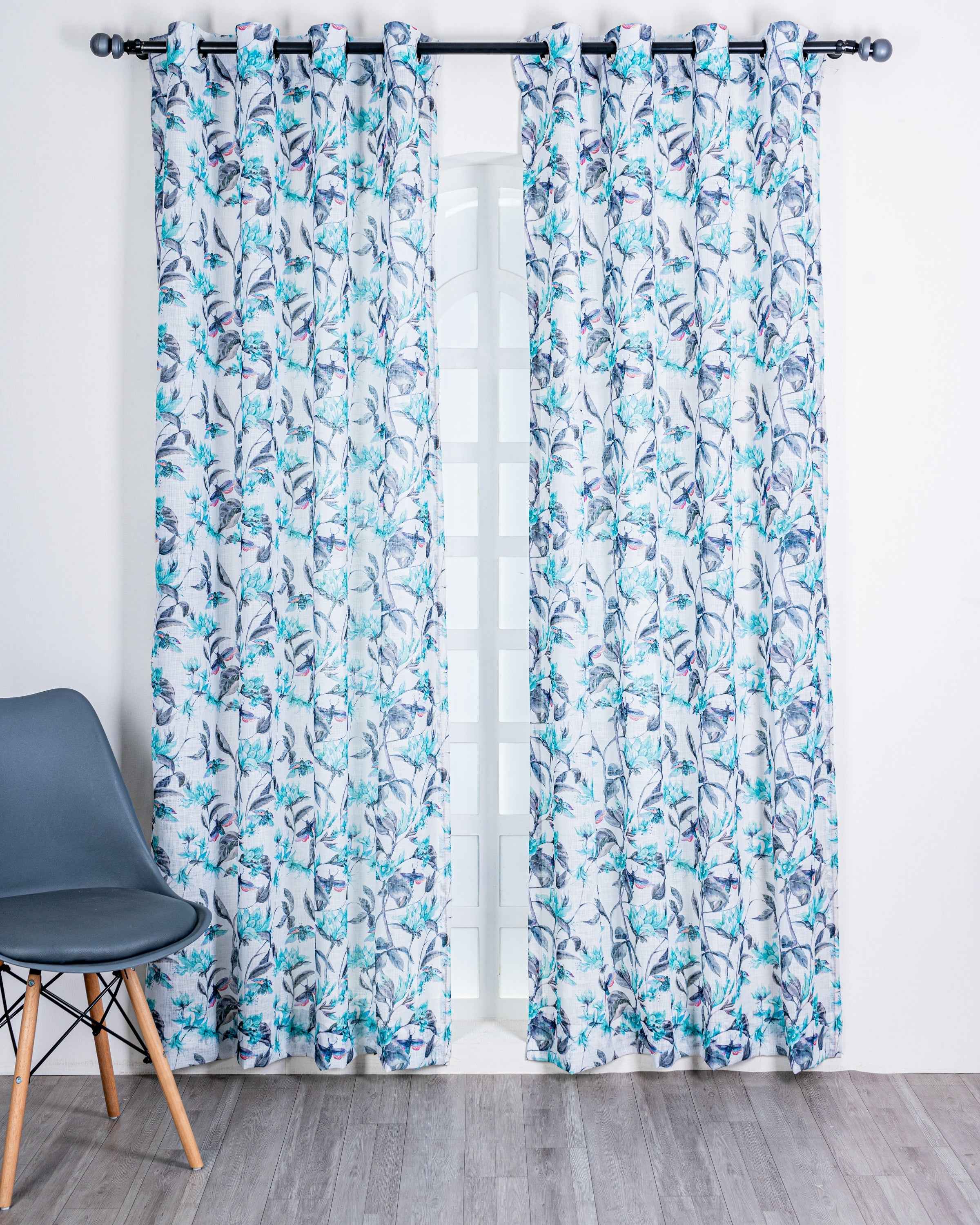 Parda online Premium Printed Linen Curtain with Soft & Durable Fabric
