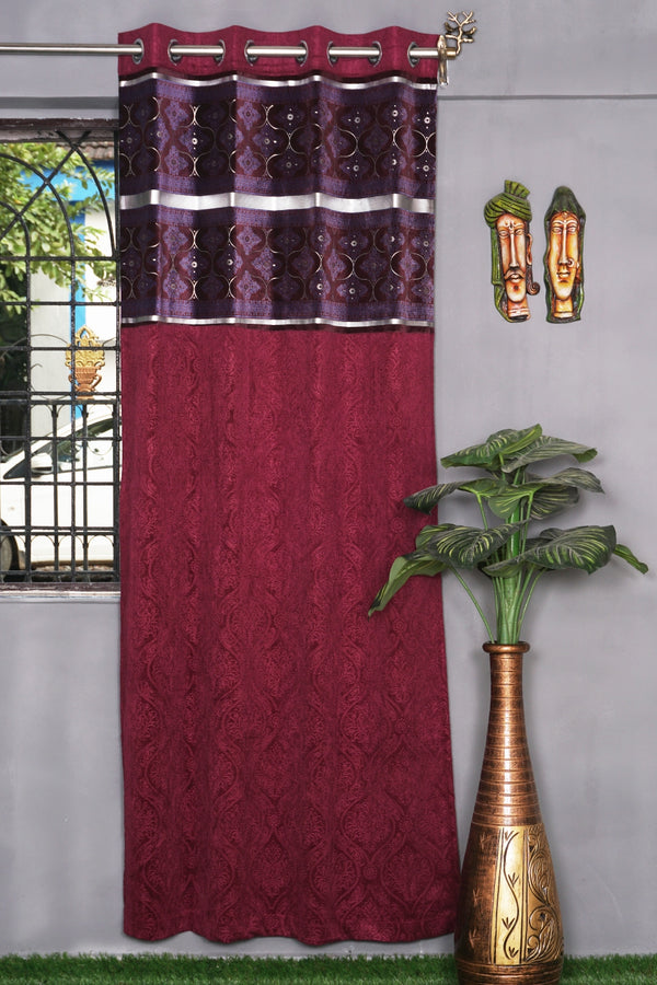 Velvet Fabric Window Single Curtain | Damas Design