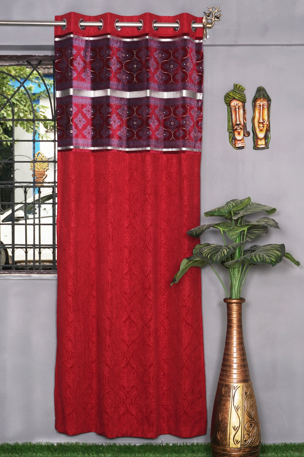 Velvet Fabric Window Single Curtain | Damas Design