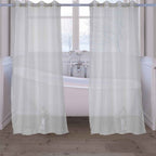 Zigzag Design Waterproof Shower Curtain