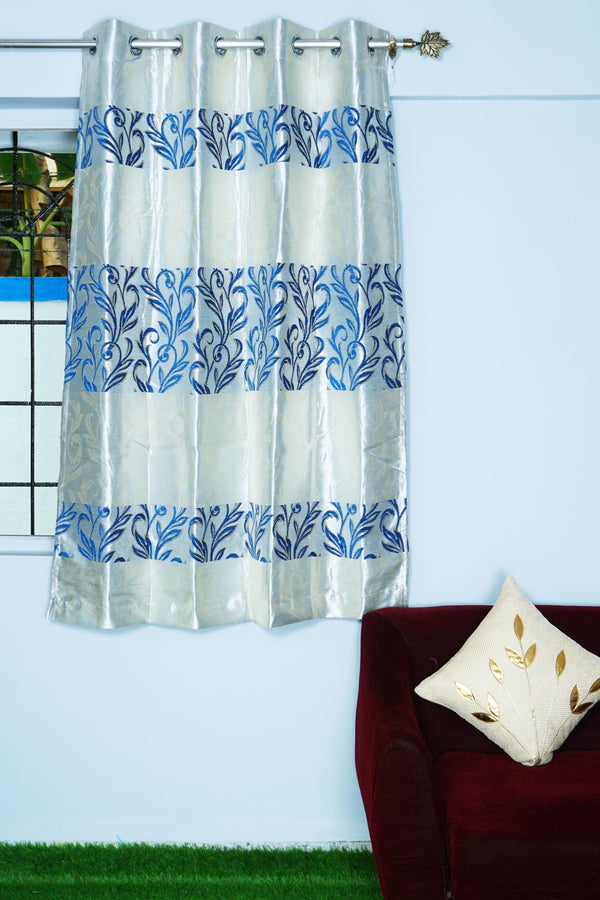 Jacquard Fabric Patch Design Curtain