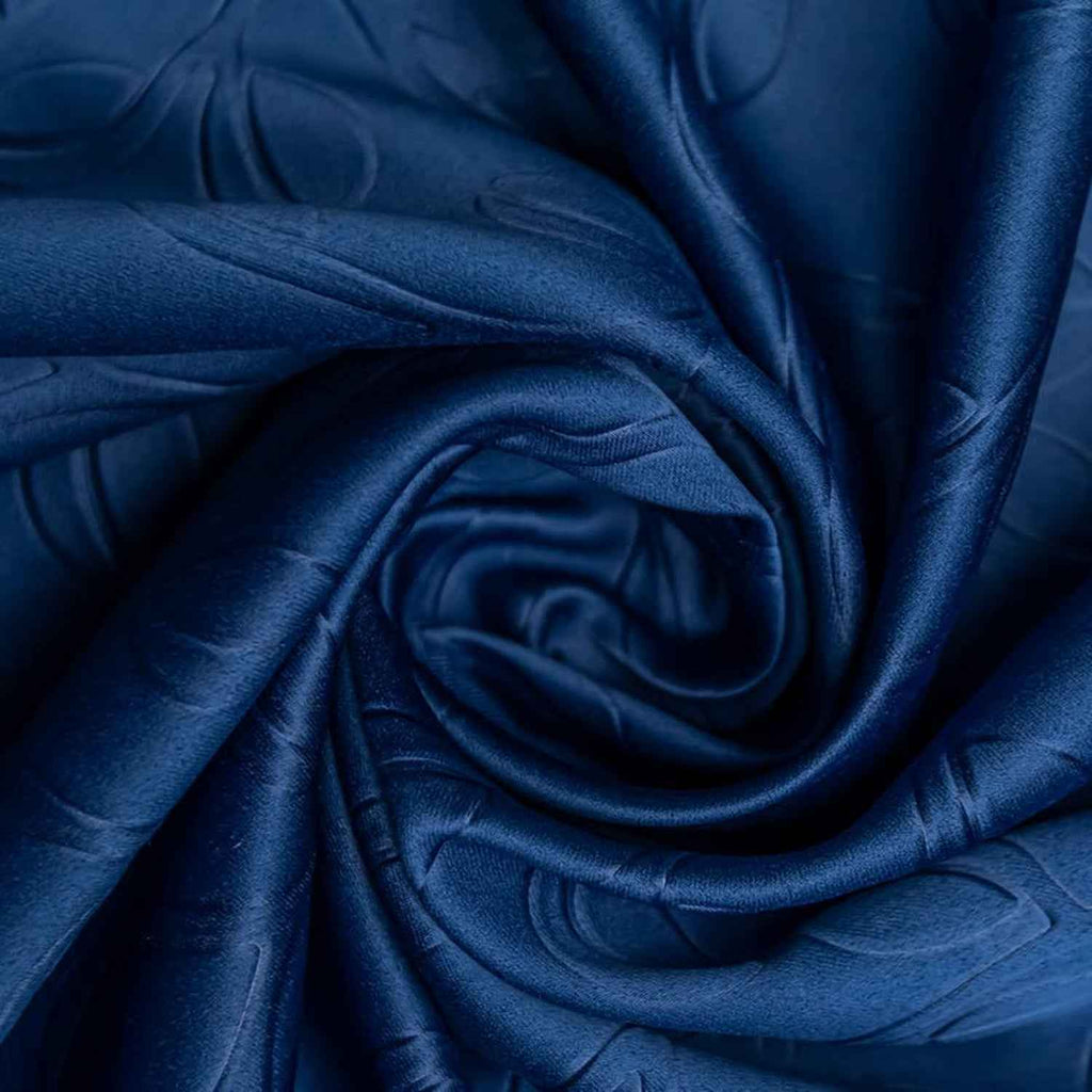 Parda Online 3 Layer Thermal Insulated Embossed Leaf Design Blackout Curtain