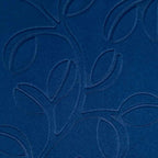 Parda Online 3 Layer Thermal Insulated Embossed Leaf Design Blackout Curtain