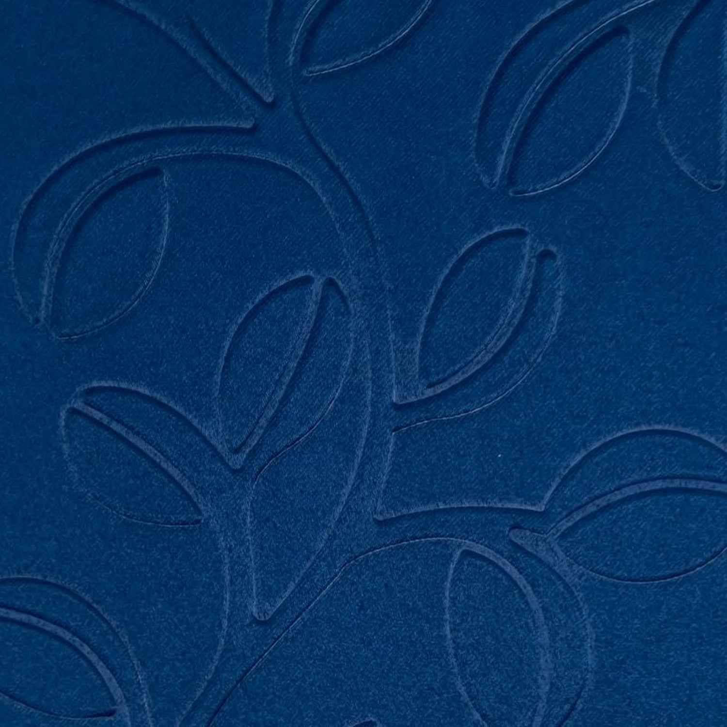 Parda Online 3 Layer Thermal Insulated Embossed Leaf Design Blackout Curtain