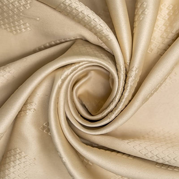 Parda Online 3 Layer Thermal Insulated Diamond Design Blackout Curtain