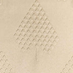 Parda Online 3 Layer Thermal Insulated Embossed Diamond Design Blackout Curtain