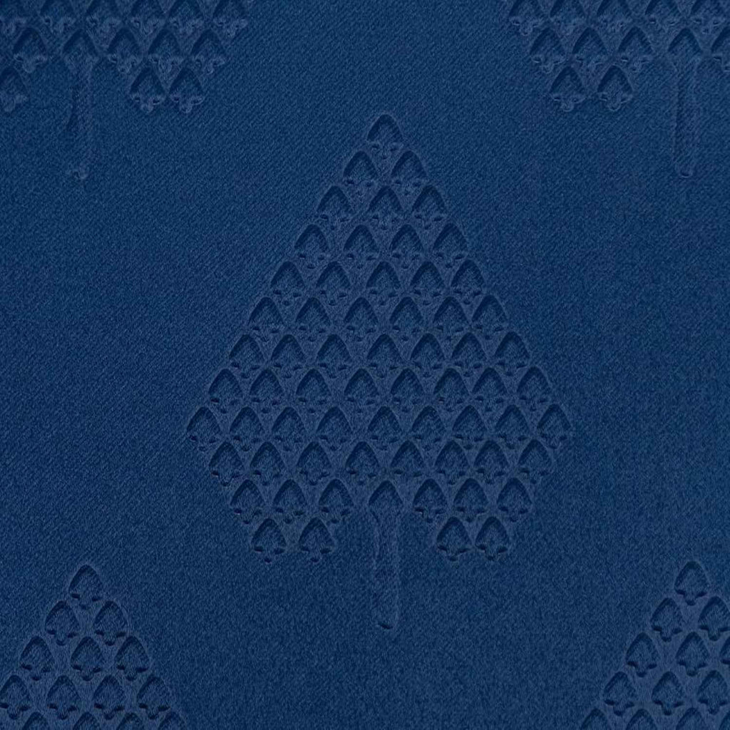 Parda Online 3 Layer Thermal Insulated Embossed Diamond Design Blackout Curtain