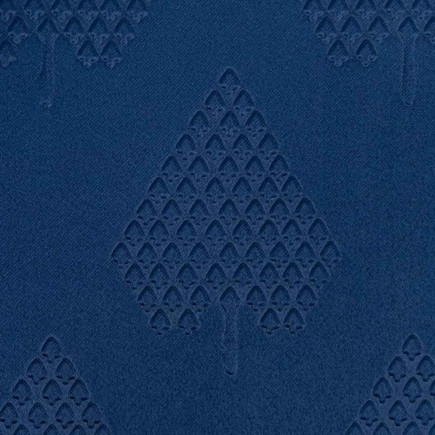 Parda Online 3 Layer Thermal Insulated Embossed Diamond Design Blackout Curtain