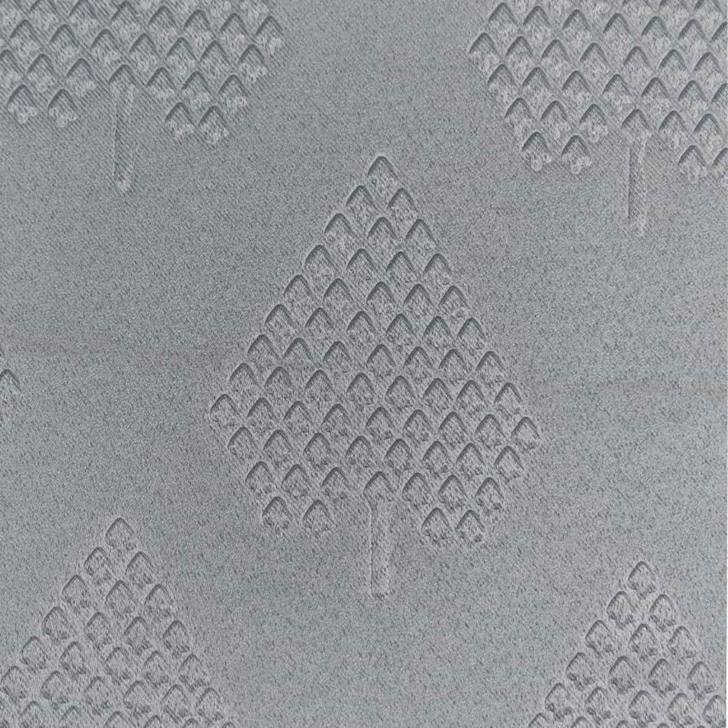 Parda Online 3 Layer Thermal Insulated Embossed Diamond Design Blackout Curtain