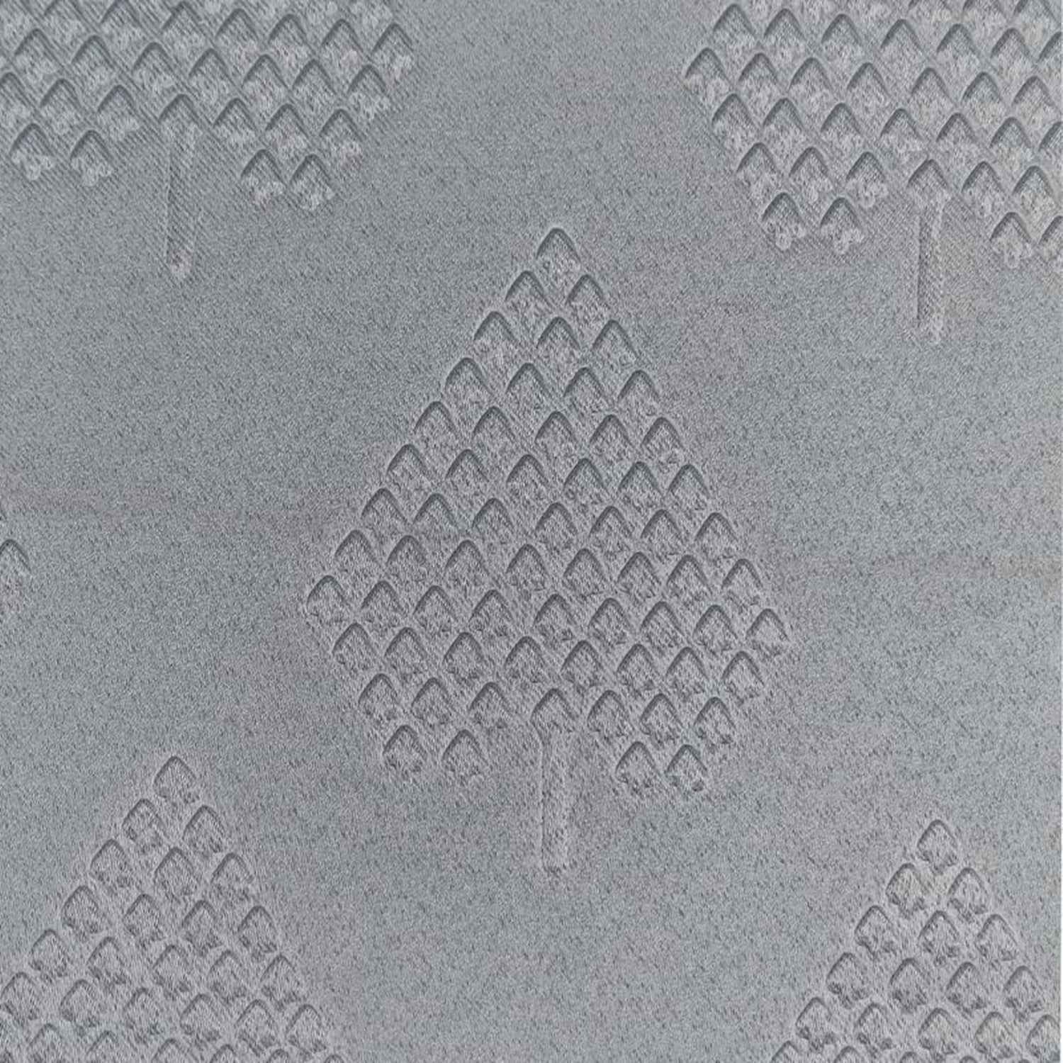 Parda Online 3 Layer Thermal Insulated Embossed Diamond Design Blackout Curtain