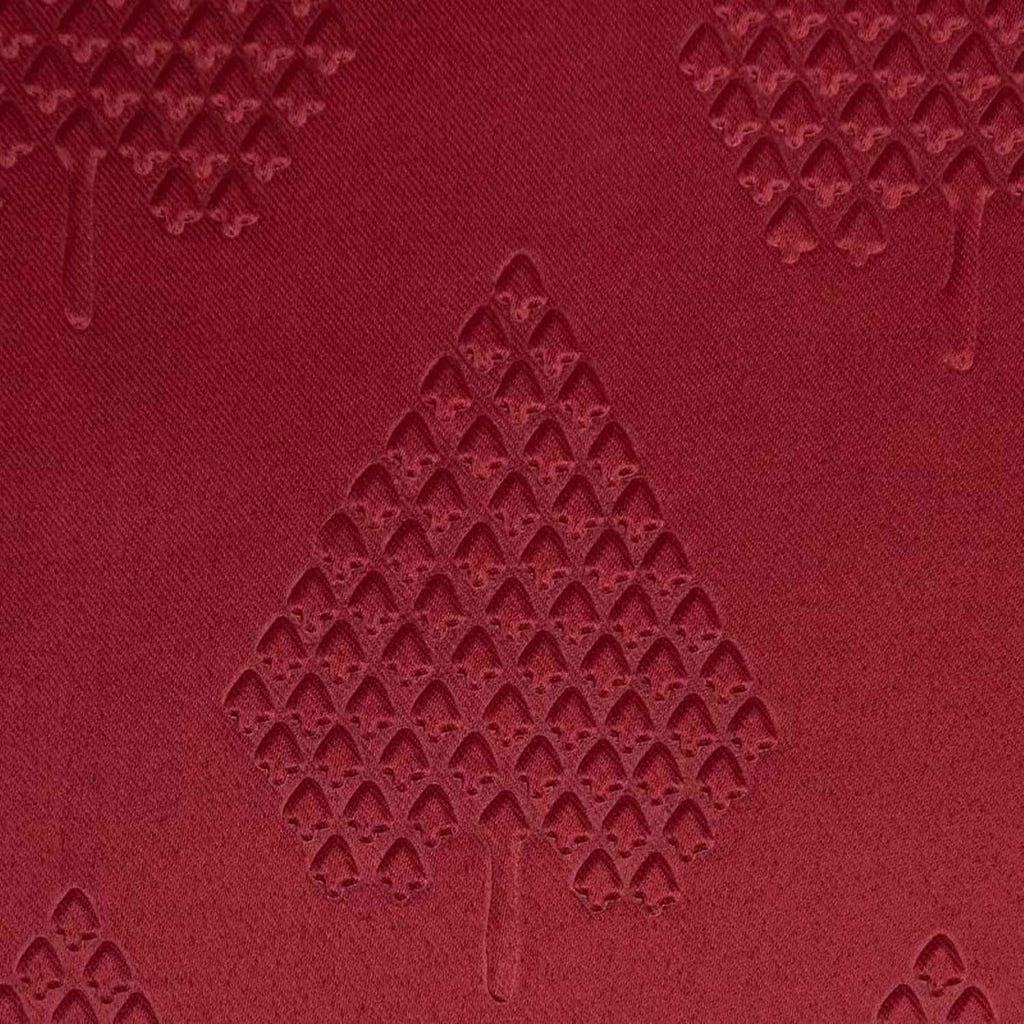 Parda Online 3 Layer Thermal Insulated Embossed Diamond Design Blackout Curtain